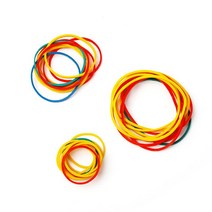 유치원놀이수학 지오보드용 컬러고무줄 30P 촉감자극 정서안정 호기심