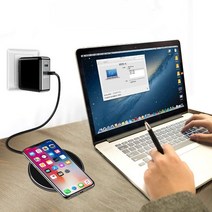 아이폰 Qc3.0 무선 충전기 저렴한 가격 15W, 01 SILVER
