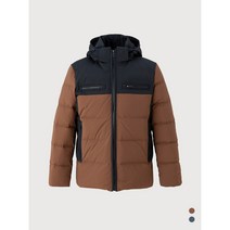 웰메이드 남성 인디안 신상품 착탈후드 배색형 사파리 점퍼 MIUKAYW9461