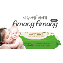 저자극 가성비 다용도 물티슈 캡형 100매, 100매 * 20팩