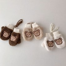 [꼼지] 포근베어 핑거리스 방한장갑 NA82