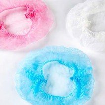 일회용 부직포 헤어캡 머리망 위생 모자 벌크 100매, 2-위생모자-흰색