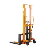 [수성운반기계] 유압식스테커 SFH-500, 족동형 SFH-500(포크상승1500MM)