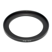 HR 필터 교환 업링 58mm - 72mm/스텝업링 58-72/필터구경 58mm렌즈에 72mm필터 장착을 위한 교환링