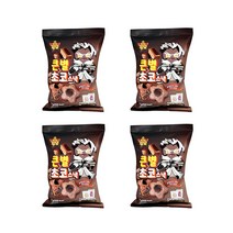 쿠키런 킹덤 큰별 초코스낵 간식거리 초코과자, 99g x 4개, 99g
