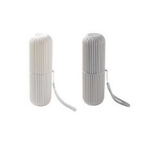 시우스토어 다용도 휴대용 칫솔 케이스 2종, 핑크+그린, 2개