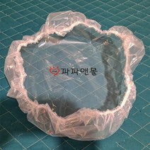 파파앤몰 국산 무독성 원형 고무줄 비닐덮개 비닐커버 눈 비 먼지 급식 위생 호떡 순대 떡볶이 식당 그릇 깨끗하다~, 원형고무줄비닐덮개(지름 50cm)