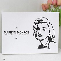 캔버스천데코사각액자33.4×24.2_마릴린먼로명언(가로)_홈갤러리액자