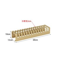 타일진열대 아크릴 타일 거치대 샘플 디스플레이 랙 전시대 패널 알루미늄 버클 플레이트, 연철 골드(14칸)