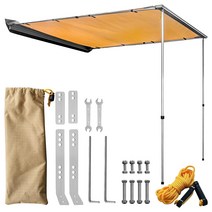 차량용 어닝 텐트 카니발 사이드 자동차 레이, 카키2X2.5m