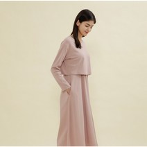 코니 소프트 모달 레이어드 수유원피스