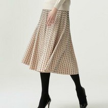 [올리비아로렌] 자카드 니트 롱 스커트 VOBDKXW9341