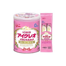 [Amazon.co.jp 한정] 아이크레오 밸런스 우유 800g (샘플 포함) 분유 베이비용 [0개월~1세 무렵], 1개
