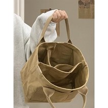 일본 가방 캔버스 가방 핸드백 캐리 간단한 ins 바람 도시락 점심 가방 핸드백 미니도트백 숄더백