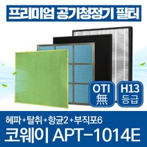 코웨이 공기청정기 필터 APT-1014E 호환필터 1년관리세트, 1년관리세트(헤파1장+탈취1장+항균2장+부직포6장)