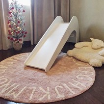 노르딕 스타일 원형 침실 러그