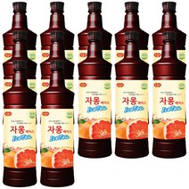 광야식품 자몽 베이스 아이스티 970ml, 12개