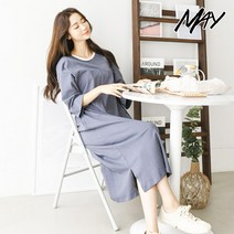 MAY 폴원피스 메이 라운드 롱 원피스 (3color)