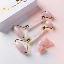 장미석 괄사 페이스롤러 경락 림프 승모근 셀룰라이트 마사지 기구, 꽃잎