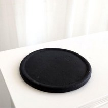 유니크 블랙화분받침 17cm 검정토분받침 베란다꾸미기
