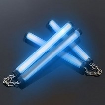 야광쌍절곤 7색 형광야광쌍절곤 발광무대 하이라이트 야간무대 퍼포먼스 소품, 성인용 듀얼라이트(28cm 미드라