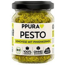 PPURA Pesto Genovese Pine Nuts 독일 뿌라 제노베제 파인 넛 잣 페스토 120g 4팩, 1개