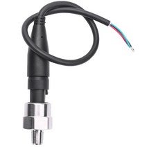 0-150 PSI 압력 센서 오일 연료 공기압 변환기 압력 송신기 게이지 DC 5V 1/8 인치 NPT 스레드, 하나, 블랙 & 실버