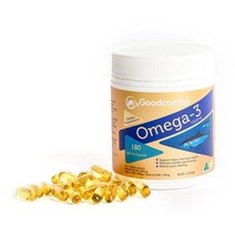 [호주직구] 굿콤보 오메가 3 피쉬 프린팅 캥거루 마크 피쉬 오일 1000mg 고급 그레이드 180Softgel 1팩, 상세참조, 수량