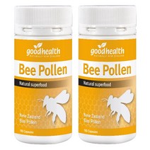 Good Health 뉴질랜드직배송 Bee Pollen 비폴렌 벌화분 꿀벌꽃가루 먹는화분 로얄젤리 100정 2통