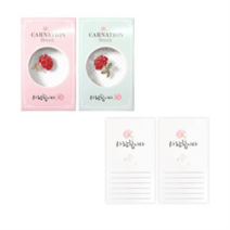 투영디자인 카네이션 사랑브로치 2종 + 카드 랜덤 발송, 혼합 색상, 3세트
