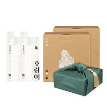 호랑이건강원 진쌍화 80ml 보자기 쇼핑백, 1세트, 14개입