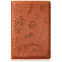 피닉스 필기 저널 소호스파크 리필 가능한 인조 가죽 여행에 대한 줄 지어 개인 일기 작가를위한 다이어리 만년필 안전 레이 플랫 바인딩, 게임