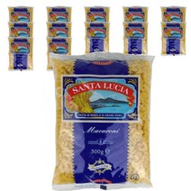 산타루치아 마카로니 macaroni 파스타 홈쿡 대용량 업소용 식당 식자재 면 500g, 13개