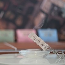 papier darmenie 파피에르 다르메니 프랑스 페이퍼 인센스 종이 향 피우기 홀더 세트, rose