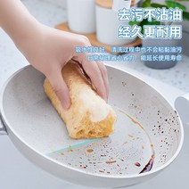 토솔 천연수세미 특수 브러시 냄비 펄프 수박 주머니 브러시, [01] 끈 스타일 3개 섹션  두꺼운 섹션  길이 약