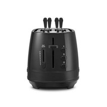 독일 드롱기 토스트기 De Longhi CTLAP2203 Toaster with Tongs 550 Watt Bianco 125052, Black