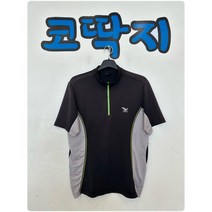 남06833 살레와정품 작업복추천 하프넥 반집업 반팔 티셔츠 아웃도어 중고구제 코딱지구제