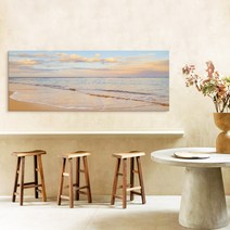 더 아트 컴퍼니 감성 여름 힐링 바다 풍경그림 홈인테리어 카페 스튜디오 그림액자 물그림 풍수그림 시원한 바다그림 20종, 15. 감성파스텔 와이드 A