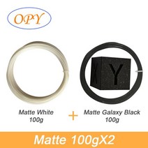 3d프린트필라멘트 100G 3D 필라멘트 글로우 갤럭시 실크 대리석 우드 탄소 섬유 온도 변화 색상 Tpu 유연한 나일론 Pc Pva Asa Petg 샘플, [45] MGBK and MWH 100g