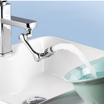 회전수도꼭지 세면대 아기 워터탭 1080도회전 고수압 수도꼭지, 단품