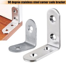 ㄱ자앵글 철제앵글 10pcs 직각 브래킷 코너 스테인레스 스틸 지원 l 모양 가구 공동, 40mmx40mmx16mm