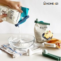 홈앤이지 찐깔끔 집게 6개 밀폐 밀봉 정리 봉지