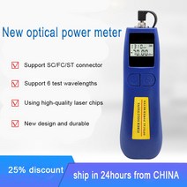CCTV 테스터 ST/FC/SC 미니 광 파워 미터 광섬유 휴대용 6 파장 TL537C, c -50to26dbm