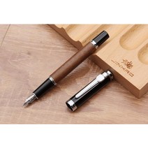 만년필 고급 입문용 JinHao-650 또는 8802 고급 나무 만년필 0.5MM 펜촉 고품질 잉크 쓰기 문구 학교 사, 02 8802, 01 Medium Nib 0.5MM