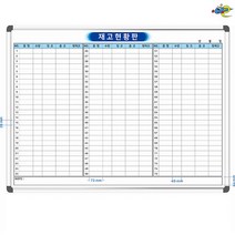 재고현황판 재고관리판 1200x900 입출고현황 주문제작 화이트보드 도안 칠판추천, 일반형