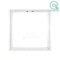 금강산업 알루미늄 컬러 점검구(나사형)(300mm) (1EA), 반광, 화이트