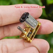 미니 N20 기어드 모터 후진 기어 박스 포함 모터 감속기 DC 3V 12V 60RPM 마이크로 메탈 기어 텔레스코, 03 Type C Motor