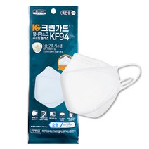 유한킴벌리 크린가드 황사마스크 수프림 플러스 KF94 소형 - 화이트, 1개, 해당상품