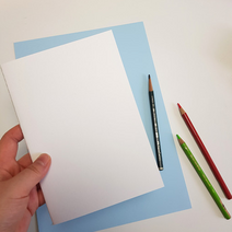 프롬마이핸즈 화이트 무지노트 B6, 중철제본