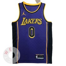 NBA 2022-23 LA 레이커스 러셀 웨스트브룩 스윙맨 져지 유니폼 - 스테이트먼트 에디션